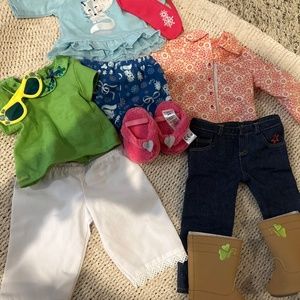 American girl clothes bundle
